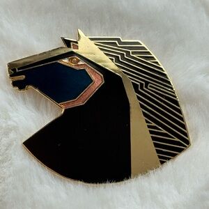 Laurel Burch Gold & Black Horse Brooch
Size: OS